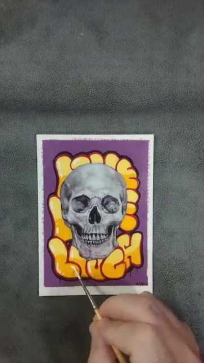 Live Love Laugh (skull)