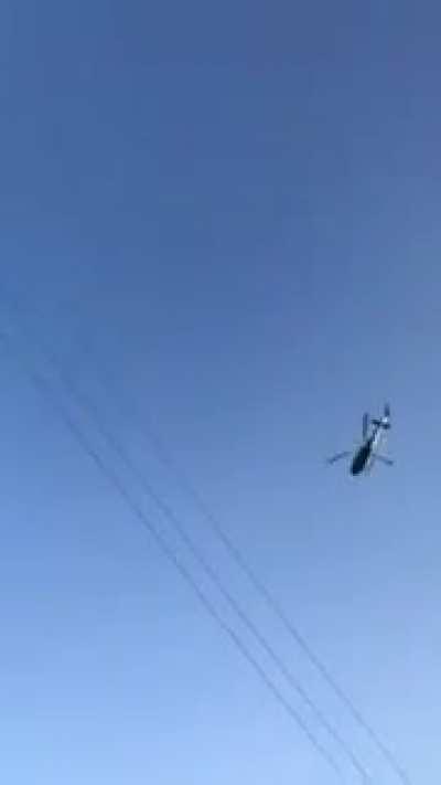 Weird lights over Los Angeles the other day