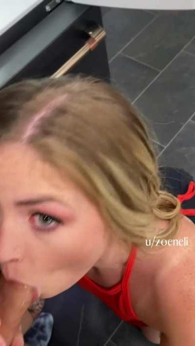 I was just trying to make dinner but he had other plans