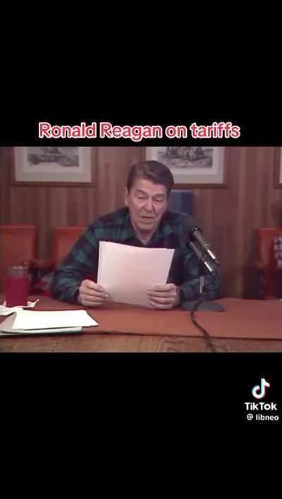 Ronald Reagan on tariffs