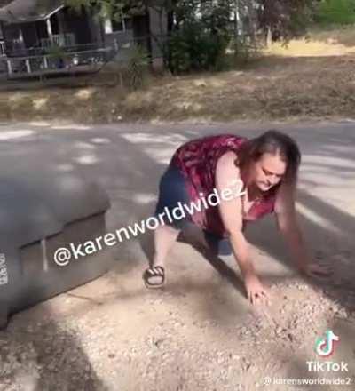 To move the waste bin