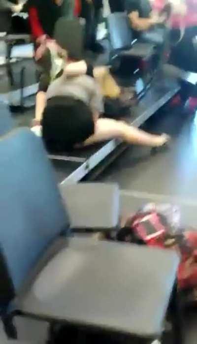 Possibly fighting over a guy? 🤷‍♂️