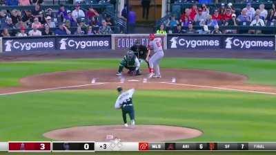 [Highlight] Mike Trout Brandon Drury and Matt Thaiss with back-to-back-to-back homers on 3 consecutive pitches.