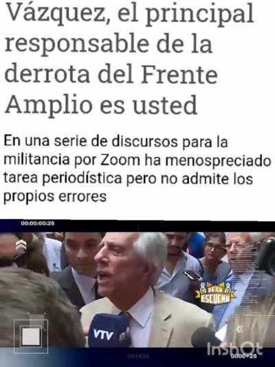 Columna de opinión de hoy en El Observador y la reacción del ego cocorito de Vázquez