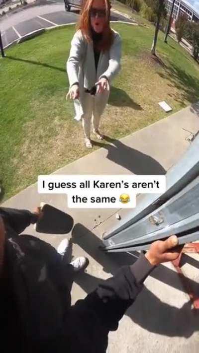 the opposite of a Karen. a Caring?