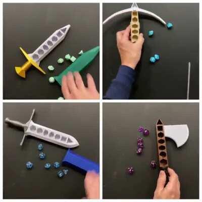 [OC] Dice Weapons giveaway! (mod approved)