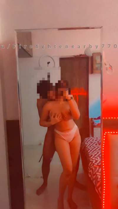 I surprised him with this thong!