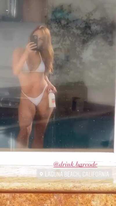 Danielle in a bikini