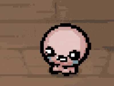 Arrives, posts a dancing issac, refuses to elaborate.