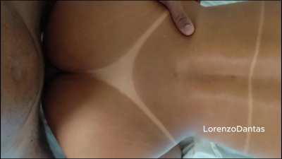 &spades;️NAUGHTY HOTWIFE🔥 WITH HOT TANNED LINES WANTED HER ASS👌🏿TO BE FUCKED😱, BUT SHE WANTED ME TO FUCK HER BARE🍆. I DIDN'T THINK TWICE, I FUCKED HER ASS👌🏿SO GOOD WITH MY BBC🍆👌🏿! I HAD TO GAPE HER!