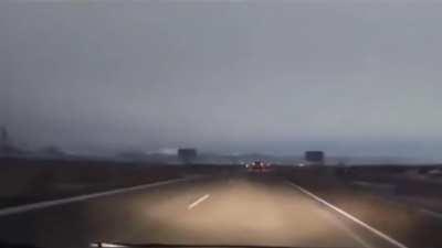 Meteor turns night into day [Somewhere in Russia]