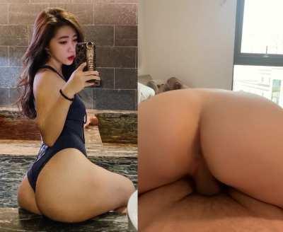 Asian big ass riding