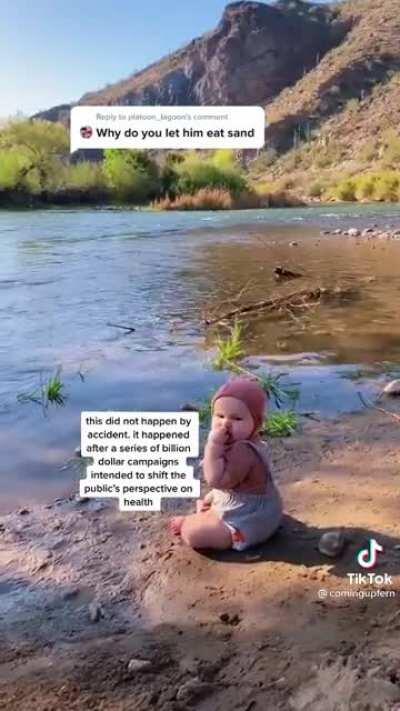 Poor fat baby he’s gonna be breastfed for 120 months