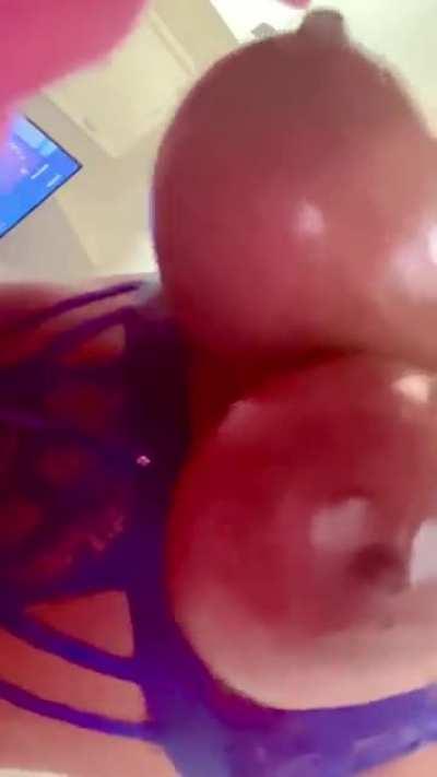 Thats what those Titties like while hitting from the back or her riding