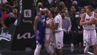 [Highlight] Marcus Morris flagrant foul 1 for elbowing Austin Rivers