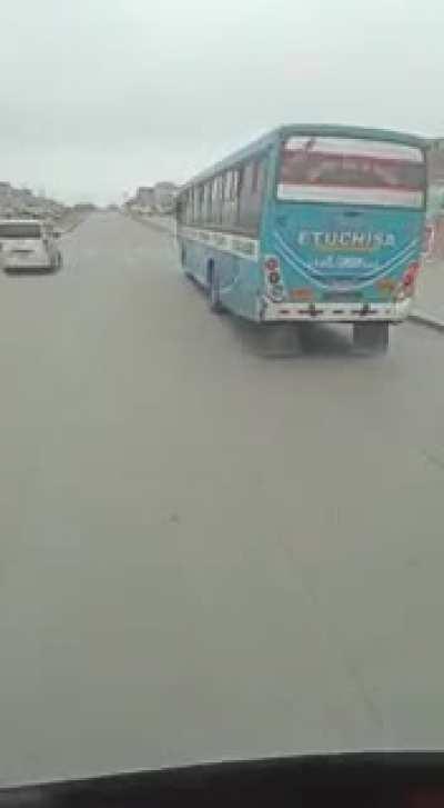 A normal day on public transport in Peru