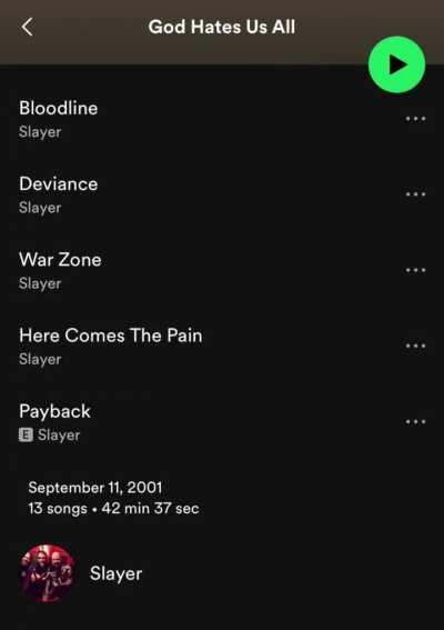 Great name for an album, and it’s got some good song titles as well