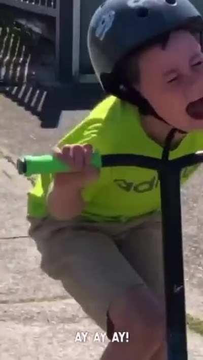 Dad just recording and laughing