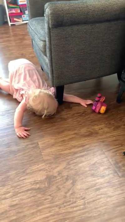 ''I can't reach it!''