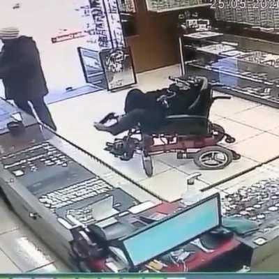 Man without Arms commits Armed robbery