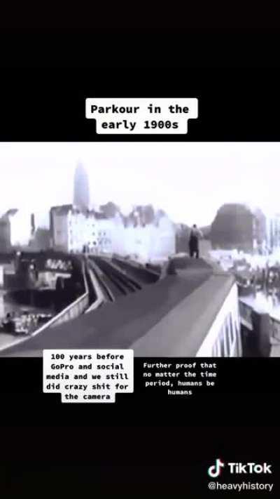 Parkour in the early 1900s