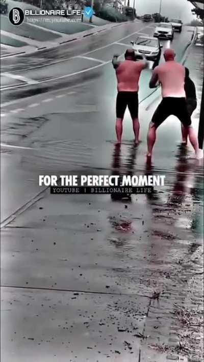 Waiting for perfect splash