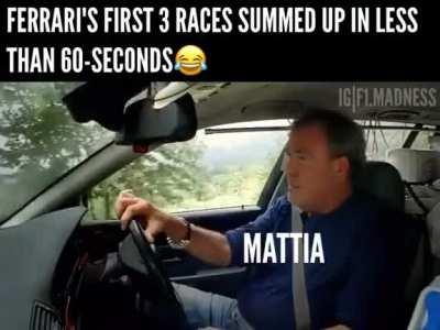 Jeremy explaining Ferrari's strategy