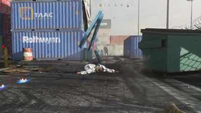 I managed to cross map myself with my own molotov on shipment