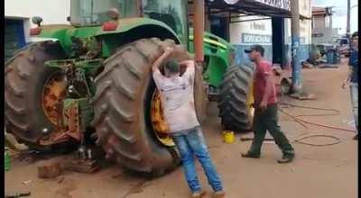 You, too, can change tires at home!