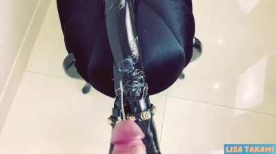 Would you shoot your load on my Gucci boots too?