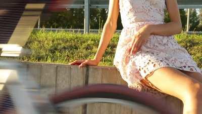 Flashing Pussy In The City