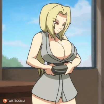 Tsunade stripping