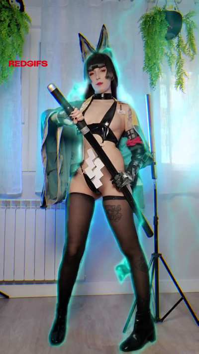 Miyabi Hoshimi strippin -! Zenless Zone Zero cosplay by Kerocchi