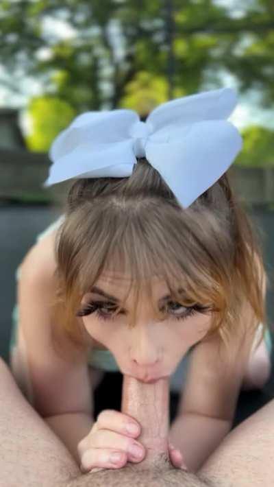 POV you jump on the trampoline with me