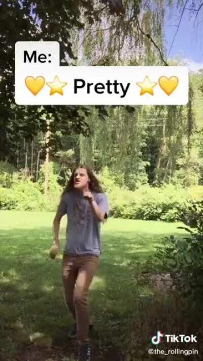 “That hat makes you look like a girl” “Am I a pretty girl?”