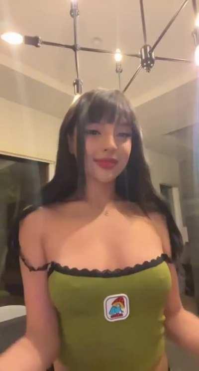 Taking my top off is the best feeling ever