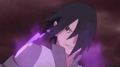 As Promised, Naruto & Sasuke vs Momoshiki, but I used an AI to make it 60fps with audio!