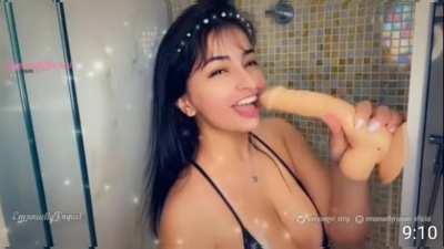 E nesse domingo a nossa princesa Emanuelly Raquel ❤️ convida todos assistir te provocando gostoso num banho no Pornhub - Hot famous BIG TITS latina pornstar teasing and giving a blowjob in the shower CUM IN MOUTH - Uma delícia de mulher! Link na descrição