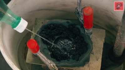 Guys made an ancient Egypt tool to drill granite (to prove that it was possible as many people think that aliens made it)