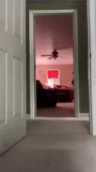 What you doing if I break in?