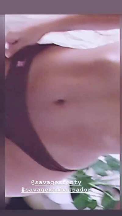 Showing Off Her Underwear