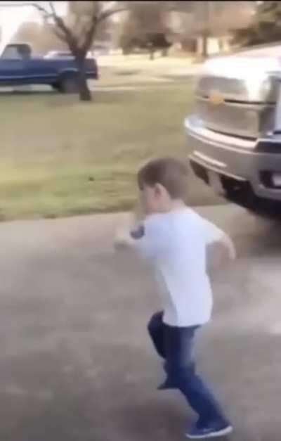 Look what Dawson got for Christmas