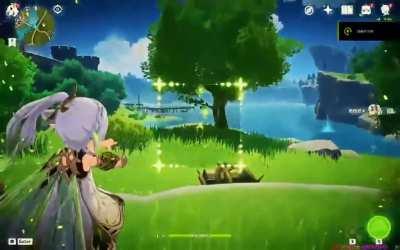 Nahida’s Hold E Passive in Action via Genshin Yuban