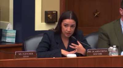 AOC: The exposure to this (AI) industry and investment, I fear, has reached broad levels of the American economy. We could be facing 2008-style threats to economic stability..Should this bubble pop, we should not be entertaining a bailout of these corpora