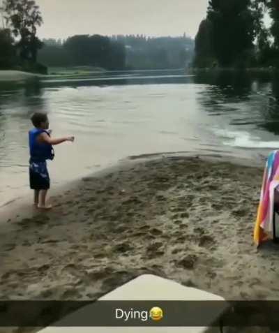 He was asking for it