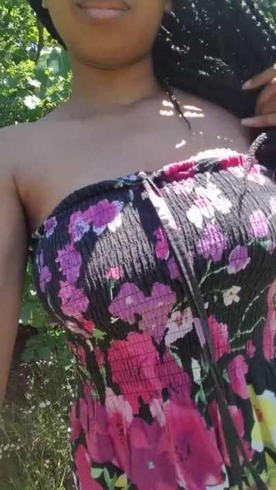 [OC] [Gif] Giving my tits a bit of vitamin D 🌞