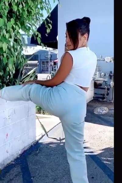 Maybe one day she will get over her public shyness