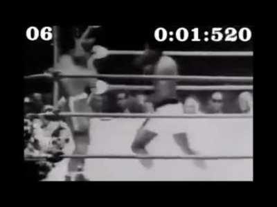 12 punches in 2.8 seconds (Muhammad Ali)