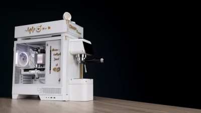 Following their Aeropress review, Linus Tech Tips decided to try their hand at an espresso machine/PC build.