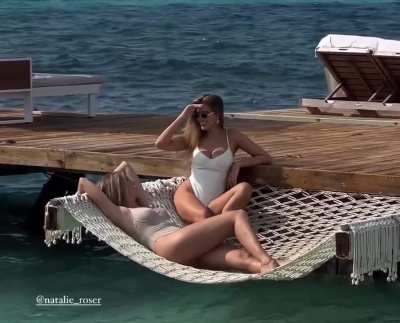 Beauties relaxing in one piece | IG October 2024